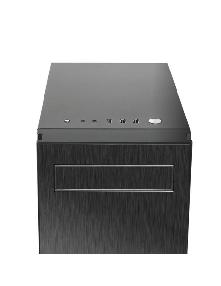 Case, CHIEFTEC, ATX/micro ATX/Mini-ITX, Black, Tower, PC, Chieftec Hawk Black AL-02B-OP, AL-02B-OP
