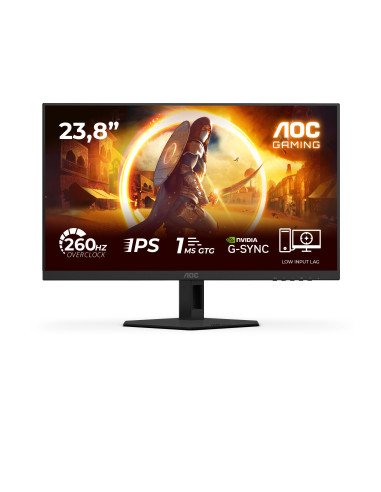 LCD Monitor, AOC, 23.8 ", 1920 x 1080 pixels, Full HD, Native aspect ratio 16:9, LED, Flat, 24G4ZRE