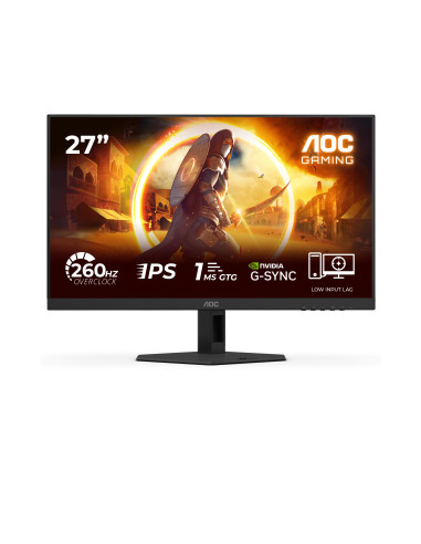 LCD Monitor, AOC, 27 ", 1920 x 1080 pixels, Full HD, Native aspect ratio 16:9, LED, Flat, 27G4ZRE