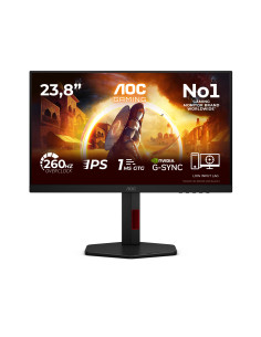 LCD Monitor, AOC, 23.8 ", 1920 x 1080 pixels, Full HD, Native aspect ratio 16:9, LED, Flat, 24G4ZR