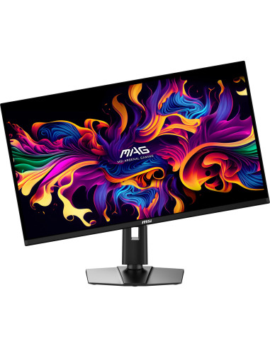 Monitor, MSI, 31.5", Gaming, Panel QD-OLED, 3840x2160, 16:9, 165Hz, 0.03 ms, Swivel, Pivot, Height adjustable, Tilt, Colour Bla