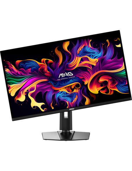 Monitor, MSI, 31.5", Gaming, Panel QD-OLED, 3840x2160, 16:9, 165Hz, 0.03 ms, Swivel, Pivot, Height adjustable, Tilt, Colour Bla