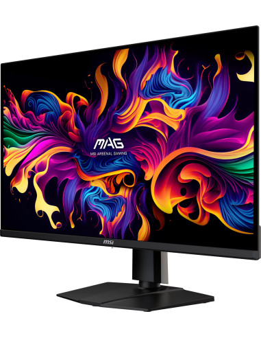 Monitor, MSI, 31.5", Gaming, Panel QD-OLED, 3840x2160, 16:9, 165Hz, 0.03 ms, Swivel, Pivot, Height adjustable, Tilt, Colour Bla