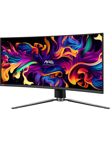 LCD Monitor, MSI, 34", Curved/21 : 9, Panel QD-OLED, 3440x1440, 21:9, 175Hz, Matte, 0.03 ms, Swivel, Height adjustable, Tilt, C