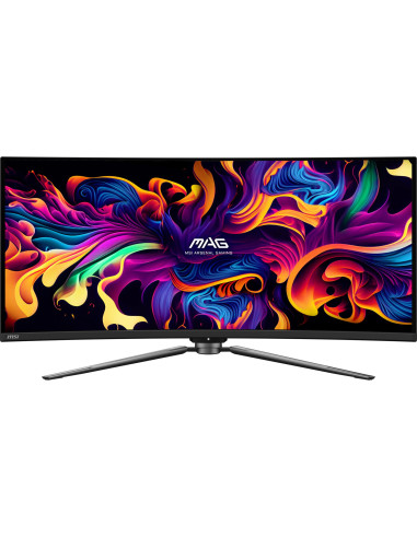 LCD Monitor, MSI, 34", Curved/21 : 9, Panel QD-OLED, 3440x1440, 21:9, 175Hz, Matte, 0.03 ms, Swivel, Height adjustable, Tilt, C