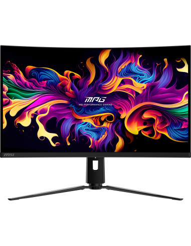 Monitor, MSI, MPG 321CURX QD-OLED, 31.5", Gaming/Curved/4K, Panel QD-OLED, 3840x2160, 16:9, 240 Hz, 0.03 ms, MPG321CURXQD-OLED
