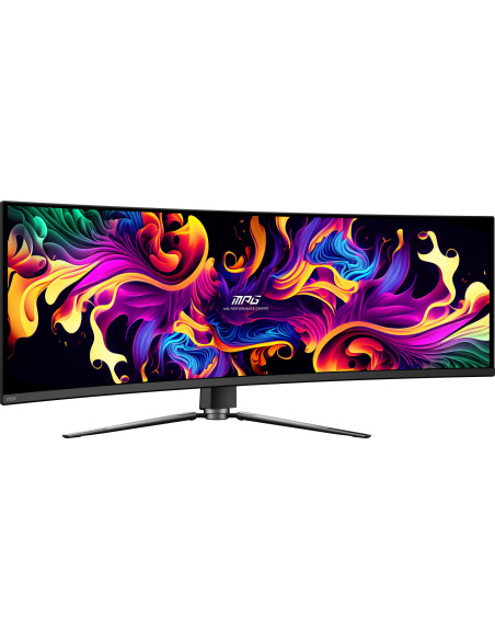 Monitor, MSI, 49 ", 5120 x 1440 pixels, Dual QHD, Native aspect ratio 32:9, QD-OLED, Curved, MPG491CQPXQD-OLED