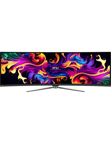 Monitor, MSI, 49 ", 5120 x 1440 pixels, Dual QHD, Native aspect ratio 32:9, QD-OLED, Curved, MPG491CQPXQD-OLED