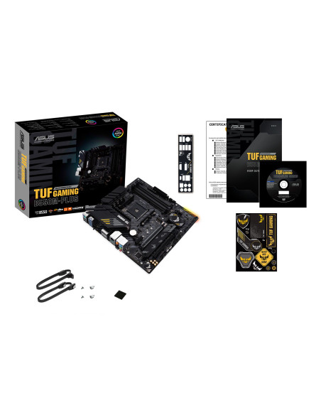 Mainboard, ASUS, AMD B550, SAM4, MicroATX, 1xPCI-Express 3.0 1x, 1xPCI-Express 3.0 16x, 2xM.2, 1xPCI-Express 4.0 16x, Memory DD