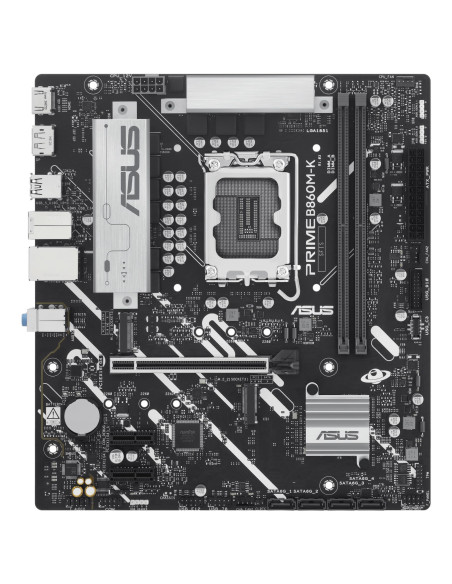 Mainboard, ASUS, Intel B860 Express, LGA1851, Micro-ATX, Memory DDR5, Memory slots 2, 2xPCI-Express 4.0 1x, 1xPCI-Express 4.0 1