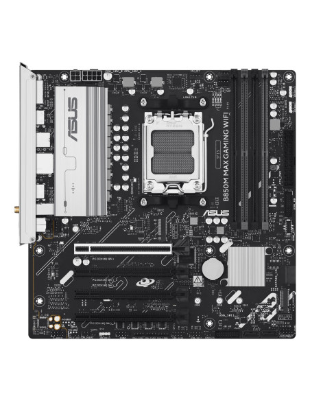 Mainboard, ASUS, AMD B850, SAM5, Micro-ATX, Memory DDR5, Memory slots 4, 3xPCI-Express 4.0 16x, 1xPCI-Express 5.0 16x, 3xM.2, 1