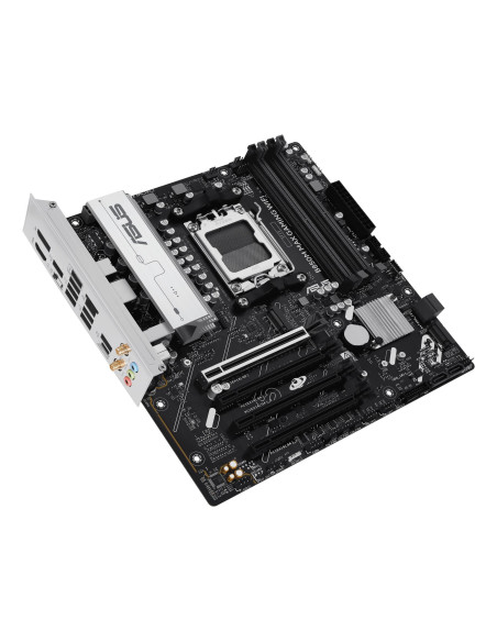 Mainboard, ASUS, AMD B850, SAM5, Micro-ATX, Memory DDR5, Memory slots 4, 3xPCI-Express 4.0 16x, 1xPCI-Express 5.0 16x, 3xM.2, 1