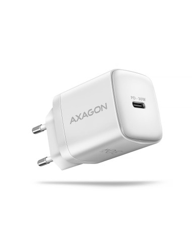 MOBILE CHARGER WALL USB-C 30W/1PORT WHITE ACU-PD30W AXAGON