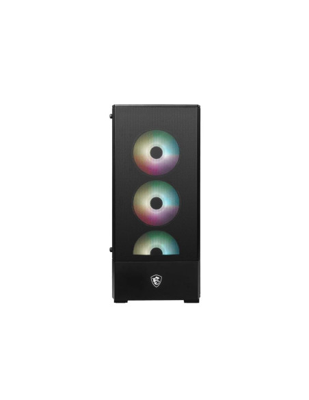 Case, MSI, MAG FORGE 112R, MidiTower, Not included, ATX, MicroATX, MiniITX, Colour Black, MAGFORGE112R