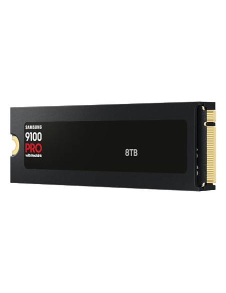 SSD, SAMSUNG, 9100 PRO, 8TB, M.2, NVMe, TLC, Write speed 13400 MBytes/sec, Read speed 14800 MBytes/sec, 3.88mm, TBW 4800 TB, MZ
