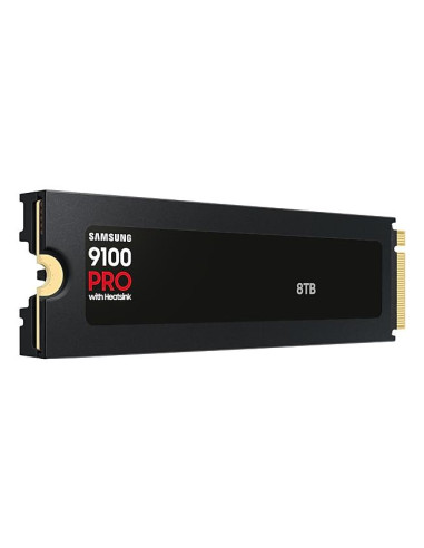 SSD, SAMSUNG, 9100 PRO, 8TB, M.2, NVMe, TLC, Write speed 13400 MBytes/sec, Read speed 14800 MBytes/sec, 3.88mm, TBW 4800 TB, MZ