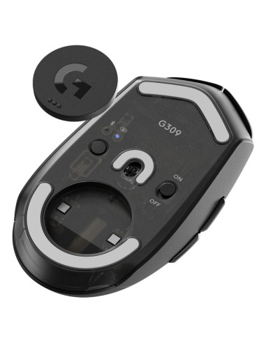 MOUSE USB OPTICAL WRL G309/BLACK 910-007199 LOGITECH