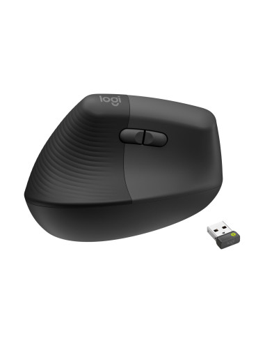 MOUSE USB OPTICAL WRL VERTICAL/GRAP/BLACK 910-006495 LOGITECH