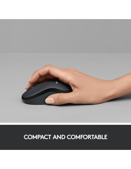 MOUSE USB OPTICAL WRL M220/SILENT B/G 910-004878 LOGITECH