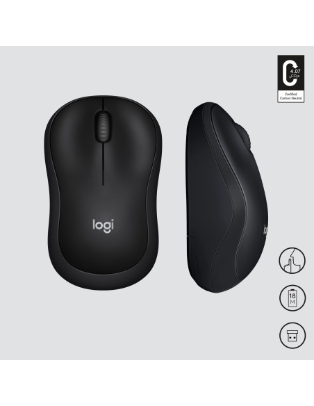 MOUSE USB OPTICAL WRL M220/SILENT B/G 910-004878 LOGITECH