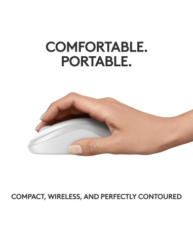 MOUSE BLUETH OPTICAL M240/SIL WHITE 910-007120 LOGITECH