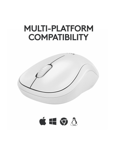 MOUSE BLUETH OPTICAL M240/SIL WHITE 910-007120 LOGITECH