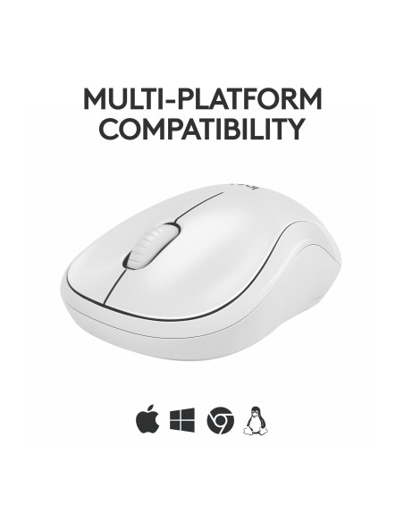MOUSE BLUETH OPTICAL M240/SIL WHITE 910-007120 LOGITECH