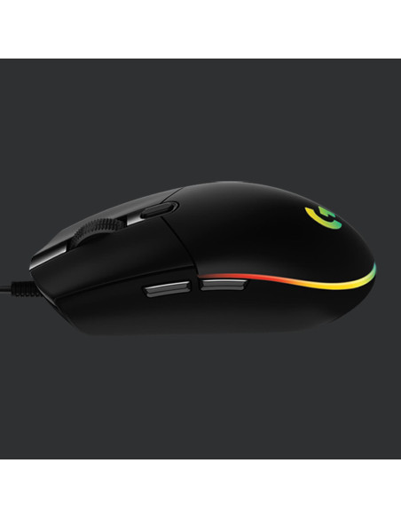 MOUSE USB OPTICAL G203/BLACK 910-005796 LOGITECH