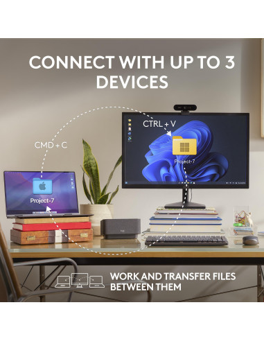 MOUSE USB WRL MX ANYWHERE 3S/GRAPHITE 910-006929 LOGITECH