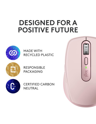 MOUSE USB OPTICAL WRL MX 3S/PINK 910-006931 LOGITECH