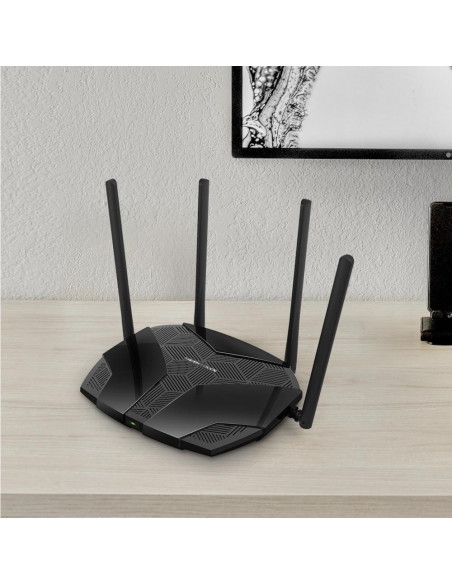 Wireless Router, MERCUSYS, MR70X, Wi-Fi 6 (802.11ax), Data speed 1800 Mbit/s, Ethernet WAN Yes, WAN connection type RJ-45, Ethe