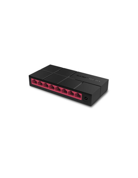 Switch, MERCUSYS, MS108G, Desktop/pedestal, 8x10Base-T / 100Base-TX / 1000Base-T, MS108G