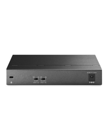 Switch, TP-LINK, TL-SG1006PP, Desktop/pedestal, 6x10Base-T / 100Base-TX / 1000Base-T, PoE+ ports 4, TL-SG1006PP