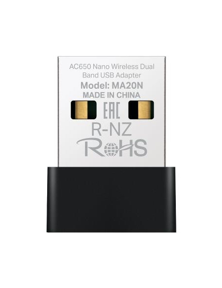 WRL ADAPTER 650MBPS USB NANO/MA20N MERCUSYS
