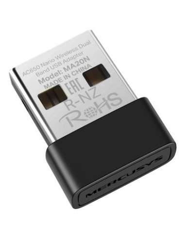WRL ADAPTER 650MBPS USB NANO/MA20N MERCUSYS