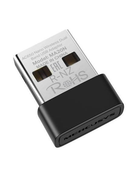 WRL ADAPTER 650MBPS USB NANO/MA20N MERCUSYS
