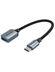 CABLE USB3.0C MALE TO A FEMALE/0.15M GRAY CCXHB VENTION