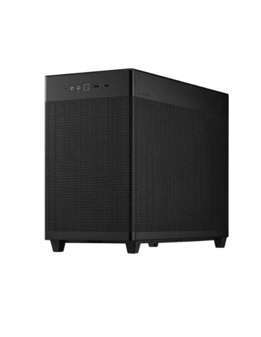 Case, ASUS, Prime AP201 Tempered Glass, Micro, Not included, MicroATX, MiniITX, Colour Black, PRIMEAP201TG