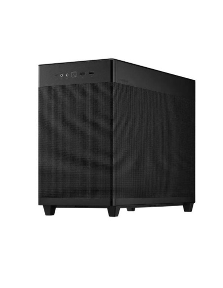 Case, ASUS, Prime AP201 Tempered Glass, Micro, Not included, MicroATX, MiniITX, Colour Black, PRIMEAP201TG