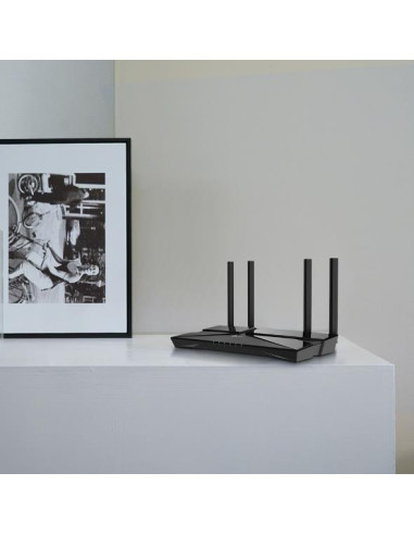 Wireless Router, TP-LINK, 1800 Mbps, Wi-Fi 6, 1 WAN, 4x10/100/1000M, Number of antennas 4, ARCHERAX23