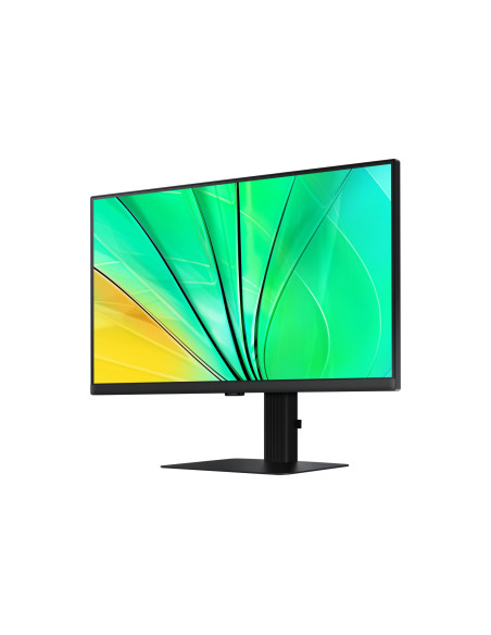 LCD Monitor, SAMSUNG, 24", Panel IPS, 2560x1440, 16:9, 100 Hz, 5 ms, Swivel, Pivot, Height adjustable, Tilt, Colour Black, LS24