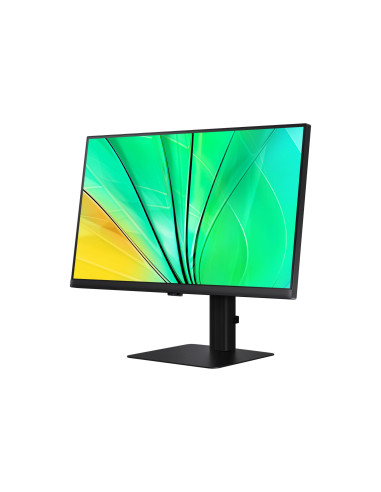 LCD Monitor, SAMSUNG, 24", Panel IPS, 2560x1440, 16:9, 100 Hz, 5 ms, Swivel, Pivot, Height adjustable, Tilt, Colour Black, LS24