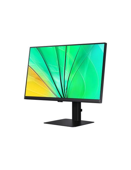 LCD Monitor, SAMSUNG, 24", Panel IPS, 2560x1440, 16:9, 100 Hz, 5 ms, Swivel, Pivot, Height adjustable, Tilt, Colour Black, LS24