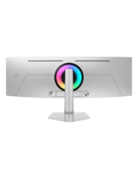 Monitor, SAMSUNG, Odyssey G9 G93SD, 49", Gaming/Curved, Panel OLED, 5120x1440, 32:9, 240 Hz, 0.03 ms, Colour White, LS49DG934SU