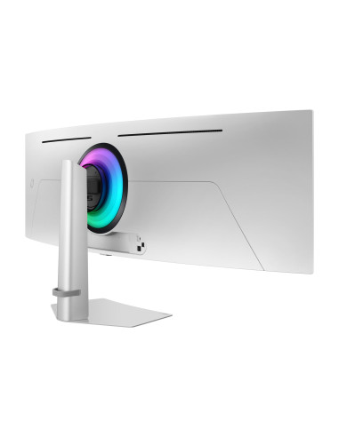Monitor, SAMSUNG, Odyssey G9 G93SD, 49", Gaming/Curved, Panel OLED, 5120x1440, 32:9, 240 Hz, 0.03 ms, Colour White, LS49DG934SU