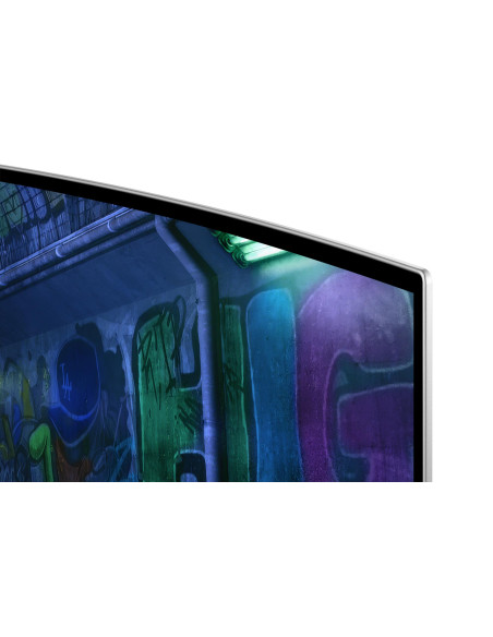 Monitor, SAMSUNG, Odyssey G9 G93SD, 49", Gaming/Curved, Panel OLED, 5120x1440, 32:9, 240 Hz, 0.03 ms, Colour White, LS49DG934SU