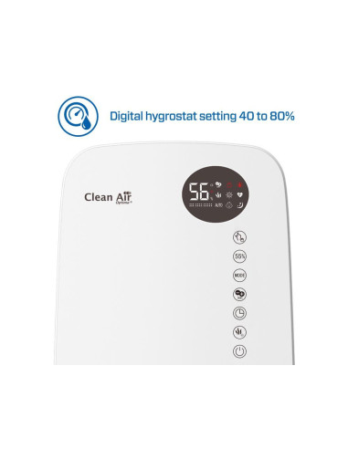 HUMIDIFIER WITH IONIZER/CA-607W CLEAN AIR OPTIMA