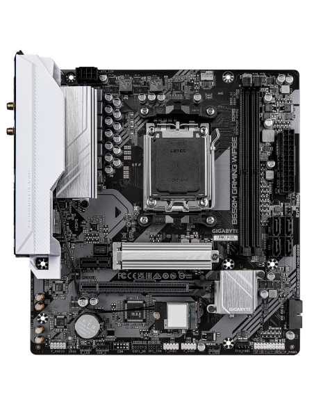 Mainboard, GIGABYTE, AMD B650, Socket AM5, micro ATX, RAM DDR5-SDRAM, 2xSlots, Wi-Fi Yes, Bluetooth Yes, 1xNumber of M.2 (M) sl
