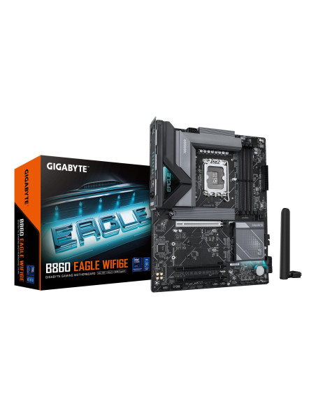 Mainboard, GIGABYTE, Intel B860 Express, LGA1851, ATX, Memory DDR5, Memory slots 4, 3xPCI-Express 16x, 3xM.2, 1xHDMI, 1xDisplay