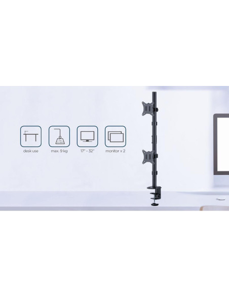 DISPLAY ACC MOUNTING ARM/17-32" MA-D2-02 GEMBIRD